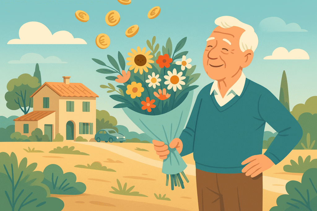 vente en viager à la crau