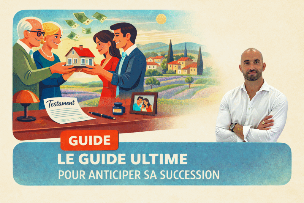 Illustration pédagogique sur la transmission de patrimoine- anticiper sa succession immobilière à La Crau