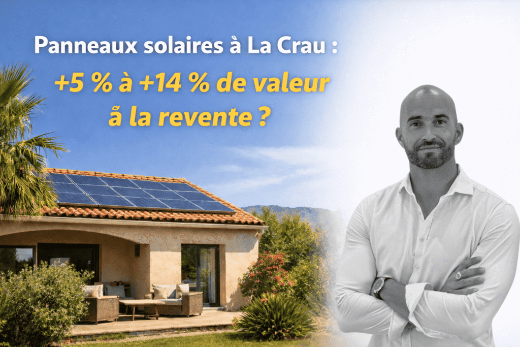 Maison à La Crau équipée de panneaux solaires en toiture – impact sur la valeur immobilière à la revente